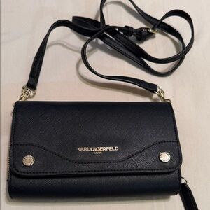 Karl Lagerfeld Elegant Black Crossbody Bag
